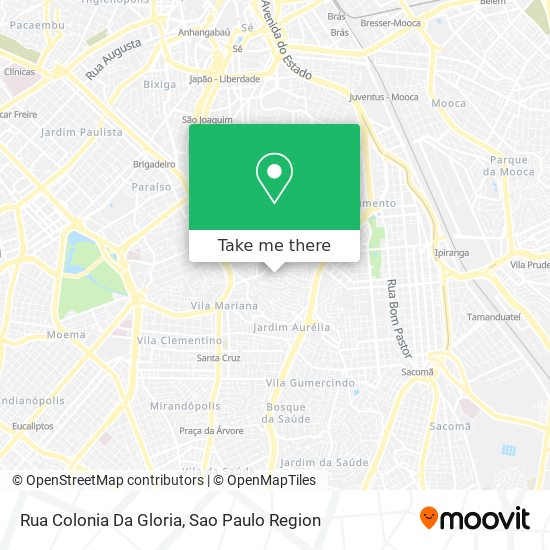 Rua Colonia Da Gloria map