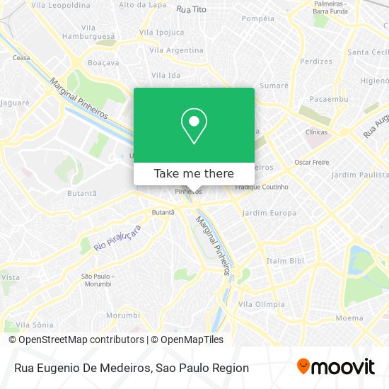 Rua Eugenio De Medeiros map