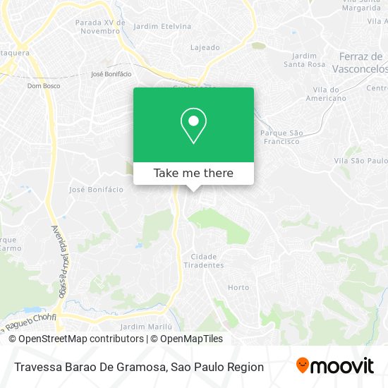 Travessa Barao De Gramosa map
