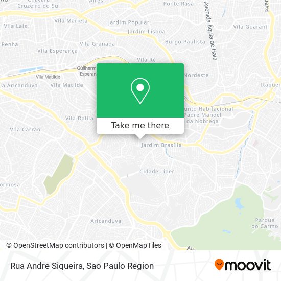 Mapa Rua Andre Siqueira