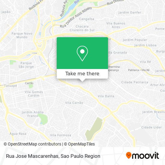 Rua Jose Mascarenhas map