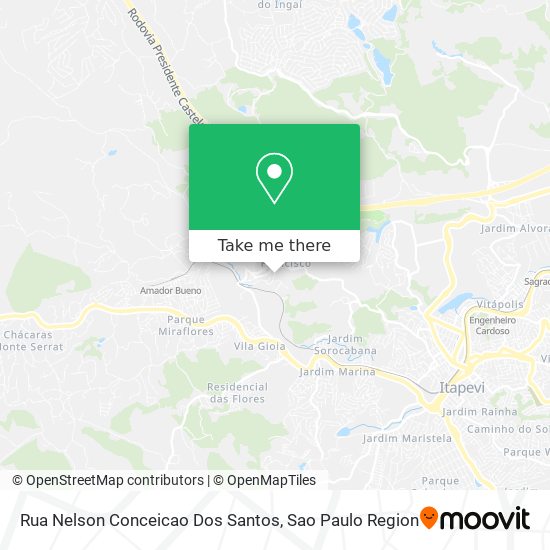 Rua Nelson Conceicao Dos Santos map