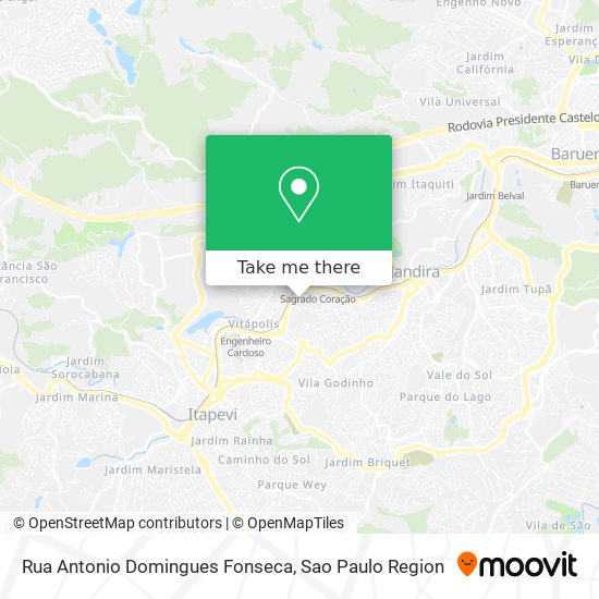 Rua Antonio Domingues Fonseca map