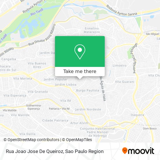 Rua Joao Jose De Queiroz map