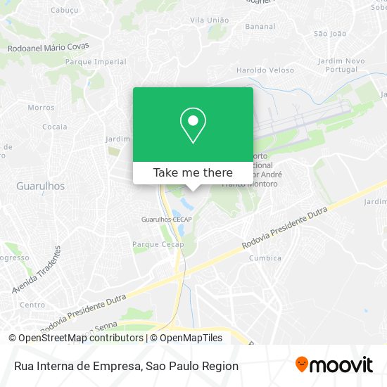 Rua Interna de Empresa map