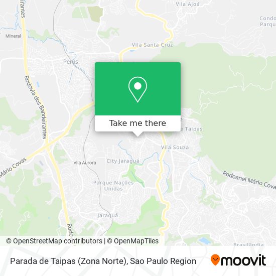 Mapa Parada de Taipas (Zona Norte)