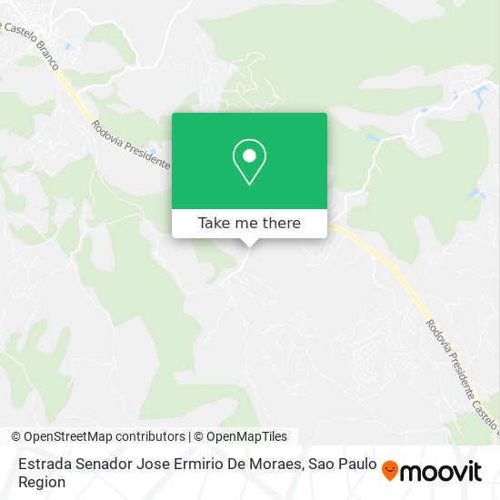 Estrada Senador Jose Ermirio De Moraes map