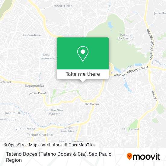 Tateno Doces (Tateno Doces & Cia) map