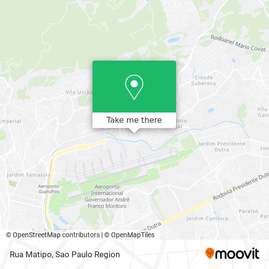 Rua Matipo map