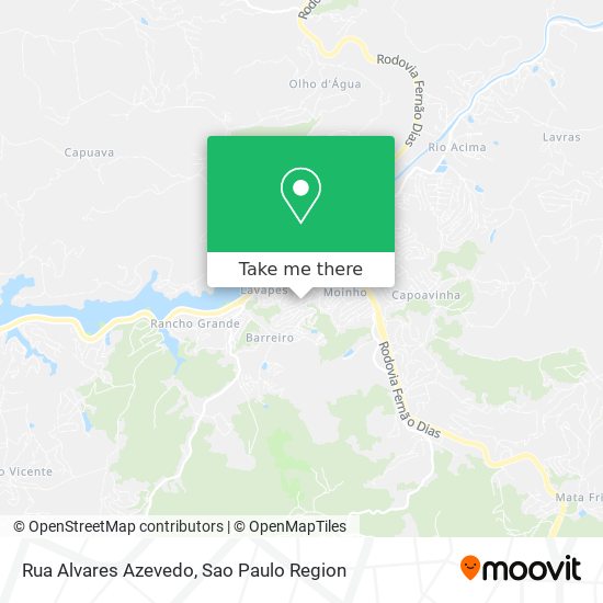 Rua Alvares Azevedo map