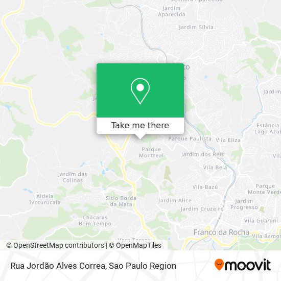 Rua Jordão Alves Correa map