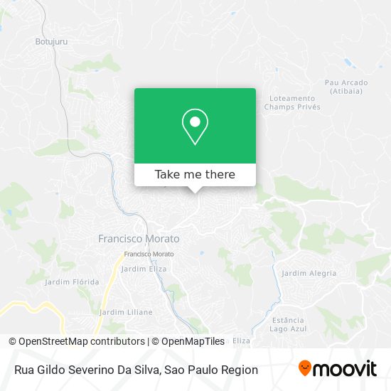 Mapa Rua Gildo Severino Da Silva
