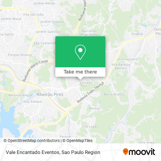 Vale Encantado Eventos map