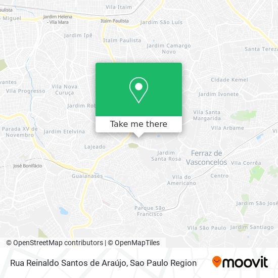 Rua Reinaldo Santos de Araújo map