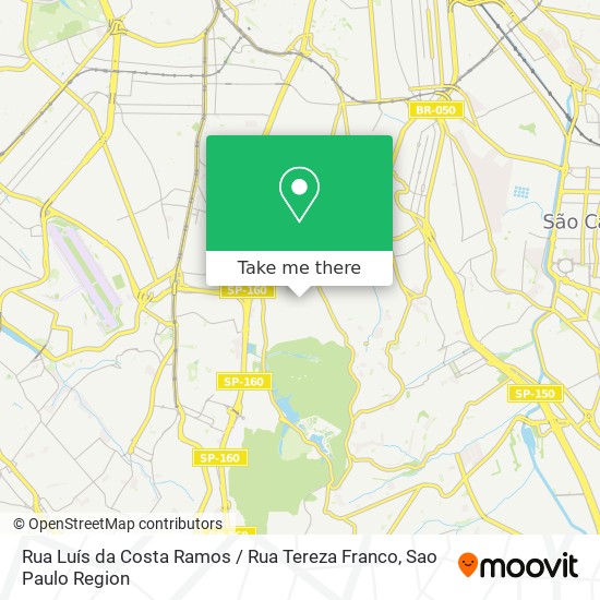 Rua Luís da Costa Ramos / Rua Tereza Franco map