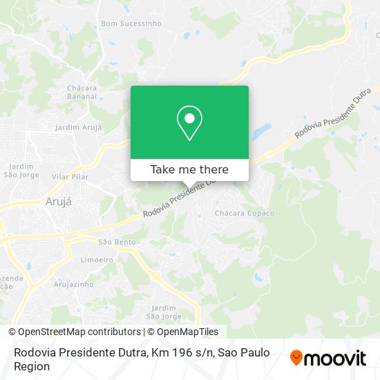 Rodovia Presidente Dutra, Km 196 s / n map