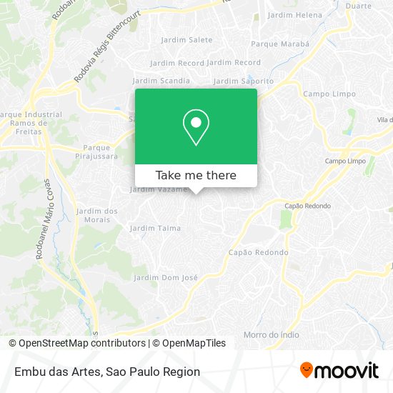 Embu das Artes map