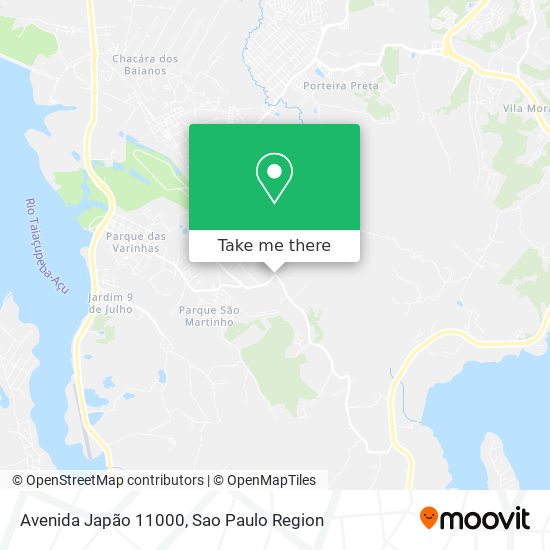 Avenida Japão 11000 map