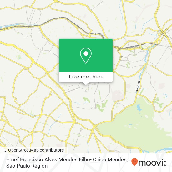 Emef Francisco Alves Mendes Filho- Chico Mendes map