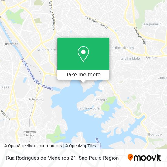 Mapa Rua Rodrigues de Medeiros 21