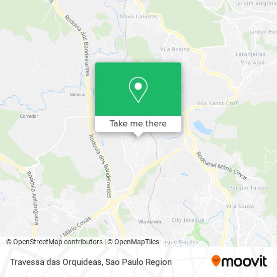 Travessa das Orquideas map