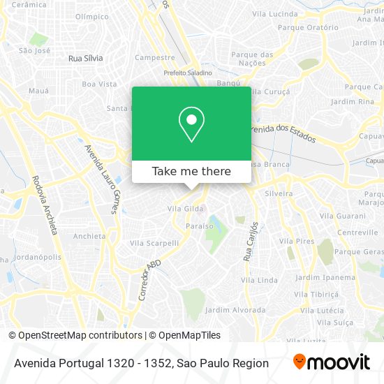 Avenida Portugal 1320 - 1352 map