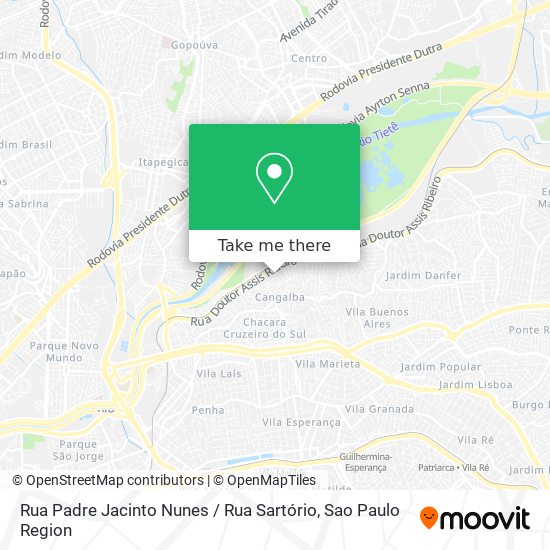 Rua Padre Jacinto Nunes / Rua Sartório map