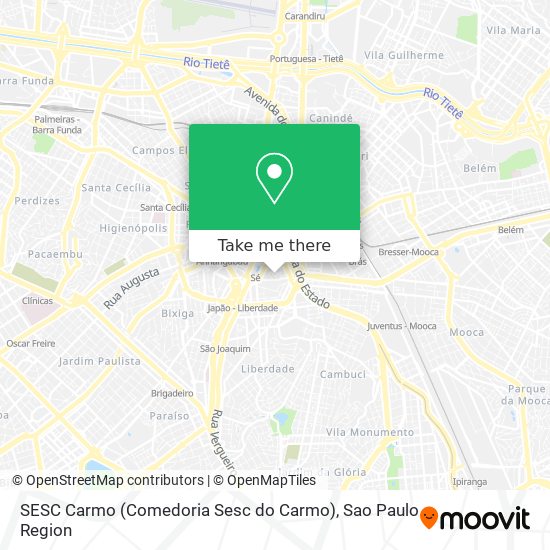 SESC Carmo (Comedoria Sesc do Carmo) map