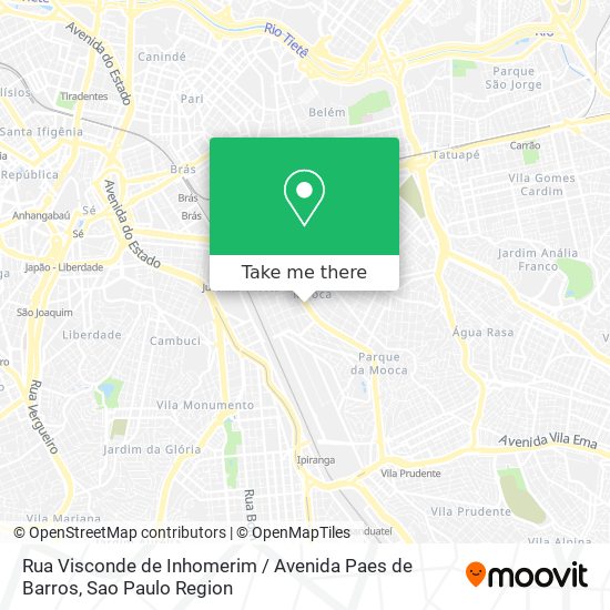 Rua Visconde de Inhomerim / Avenida Paes de Barros map