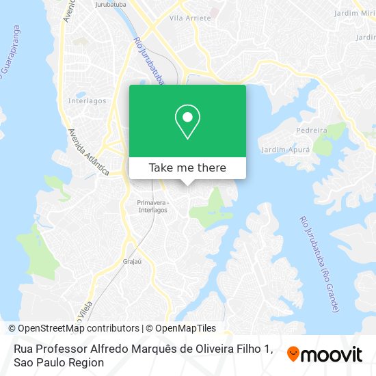 Rua Professor Alfredo Marquês de Oliveira Filho 1 map