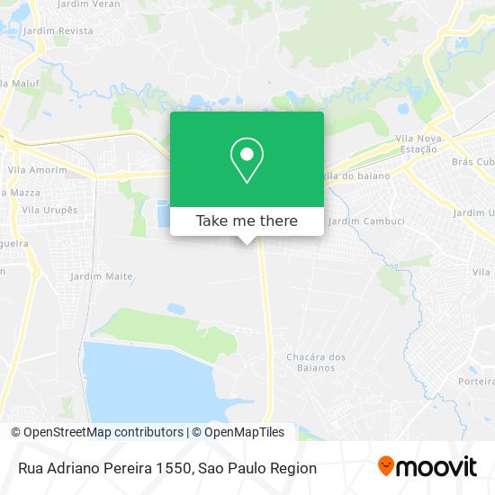Rua Adriano Pereira 1550 map