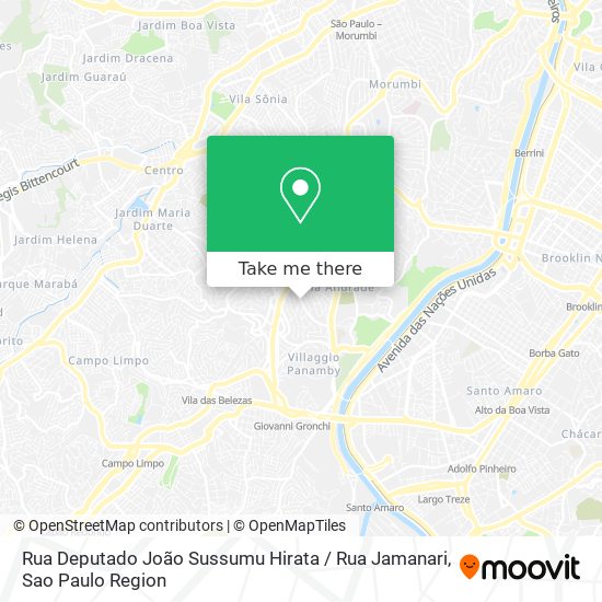 Rua Deputado João Sussumu Hirata / Rua Jamanari map