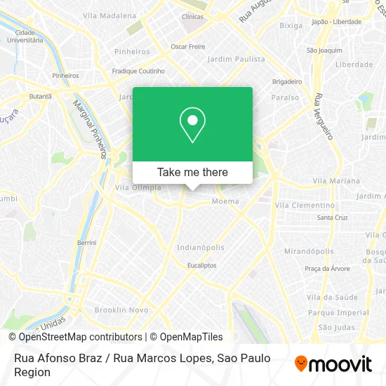 Rua Afonso Braz / Rua Marcos Lopes map