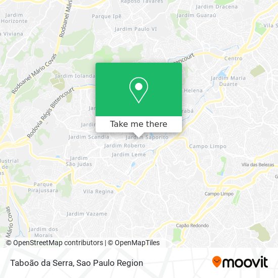 Taboão da Serra map