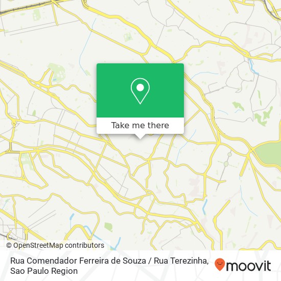 Rua Comendador Ferreira de Souza / Rua Terezinha map