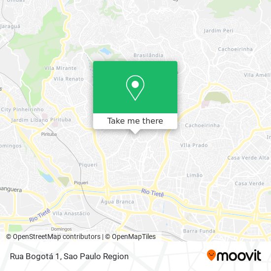 Mapa Rua Bogotá 1