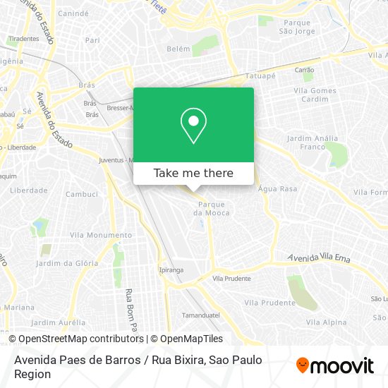 Avenida Paes de Barros / Rua Bixira map