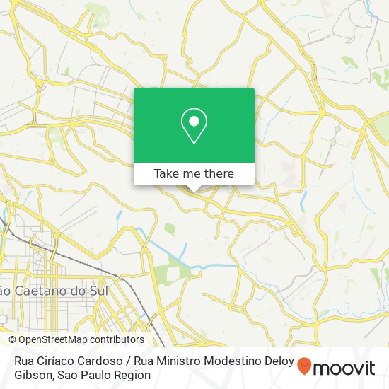 Rua Ciríaco Cardoso / Rua Ministro Modestino Deloy Gibson map