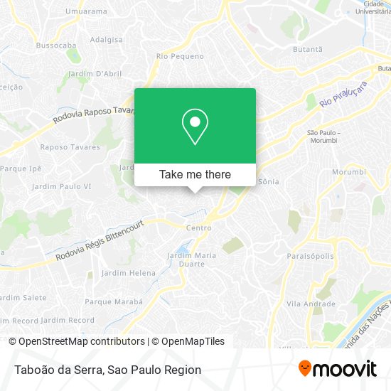 Taboão da Serra map