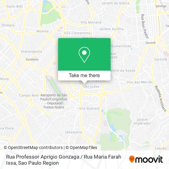 Rua Professor Aprígio Gonzaga / Rua Maria Farah Issa map