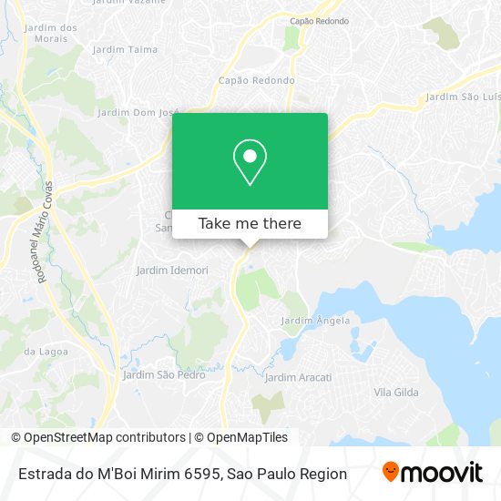 Estrada do M'Boi Mirim 6595 map