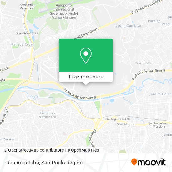 Mapa Rua Angatuba