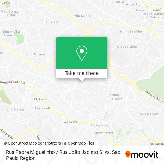 Rua Padre Miguelinho / Rua João Jacinto Silva map