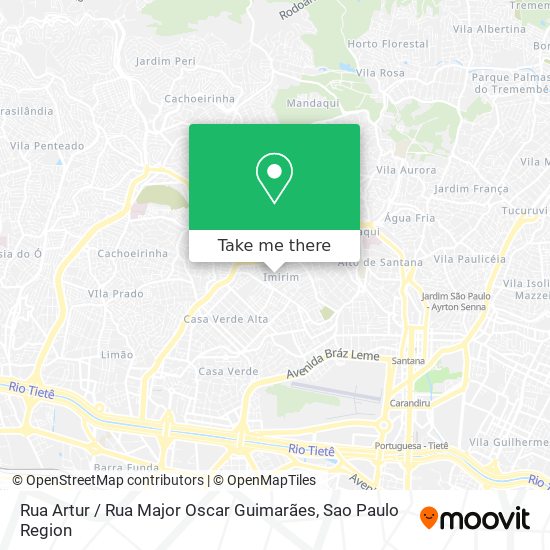 Rua Artur / Rua Major Oscar Guimarães map