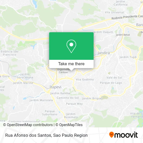 Rua Afonso dos Santos map