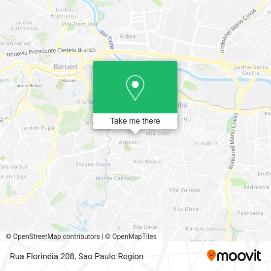 Rua Florinéia 208 map