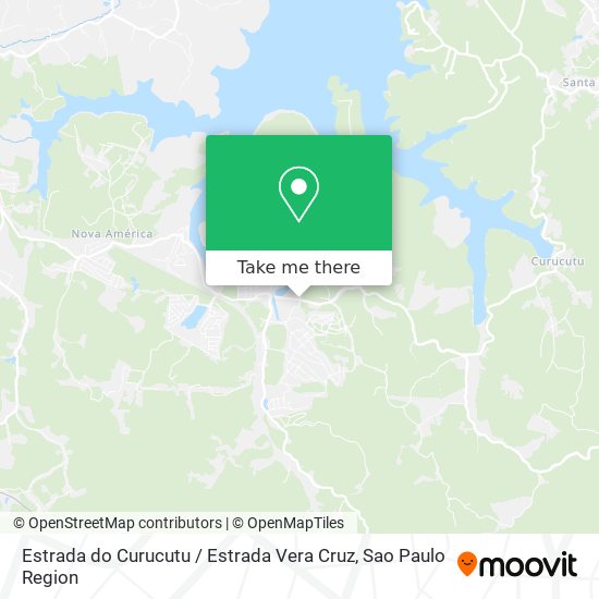 Estrada do Curucutu / Estrada Vera Cruz map