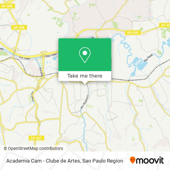 Academia Cam - Clube de Artes map