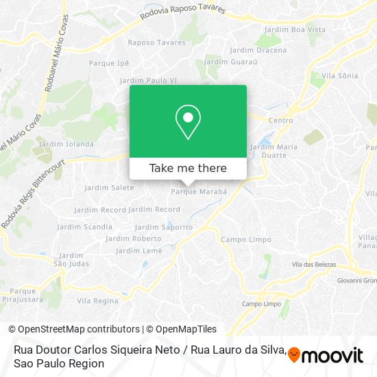 Rua Doutor Carlos Siqueira Neto / Rua Lauro da Silva map