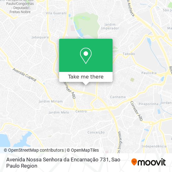 Avenida Nossa Senhora da Encarnação 731 map